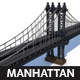 Manhattan Bridge - 3DOcean Item for Sale